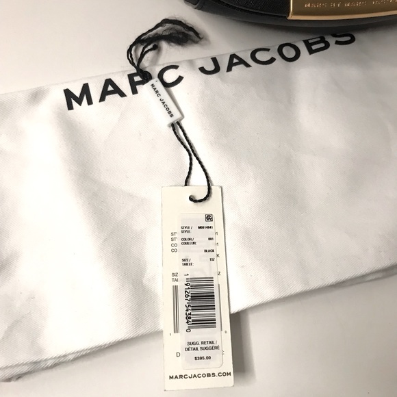 Authentic Marc Jacobs Black Genuine Leather Classic Flap Med Shoulder Handbag - Picture 7 of 8